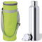 noTrash2003 Kühltasche zum Umhängen MIT 1,5 L Edelstahl Isolierflasche BPA frei Schraubverschluss, Verstellbarer Schulterriemen, kleine Kühltasche für Drinks, Kühlbox für Outdoor, Reisen in grün