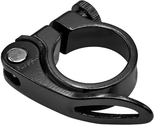 LICQIC 31.8 mm Bike Seat Post Clamp, Quick Release Seat Post Clamp for MTB Bike Road Bike Casual Bike (Black)