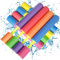 BGIUSQF 8 Stück Wasserpistolen für Kinder, Wasserpistole Schaumstoff, Wasserspritzpistole, Water Gun 33 cm, Wasser Reichweite 8-10m, Wasser Spritzpistole für Pool Strand Outdoor