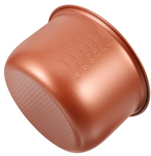 Generisch Kochtopfbehälter innentopf intanpot easy putz schbellkochtopf schnellkocktopf Dampfkochtopf innere reiskocher Ersatz für Reistopf Kuchenform aus Legierung Aluminiumlegierung Golden