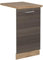 Vicco Tapa del lavavajillas R-Line, Gris Noble, 45 cm, ET Roble