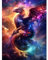 RICUVED Dragon Diamond Painting 5D Complet,Dragon Peinture Diamant Adulte, Animaux Diamant Kits, Diamant Strass Point de Croix Cristal Painting pour Murale Décoration 30X40 cm
