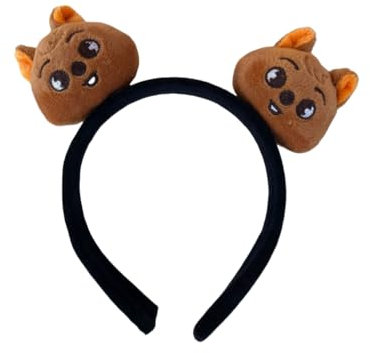 Generisch Sk-zo Plüsch Haarreif 'STAY' Haarspange 15 * 15 cm stray-kids Wolf Chan Han Quokka Bbokari dekoratives Haarband (Han Quokka)