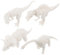 IMIKEYA 4 Stück Teiliges DIY Dinosaurier Malset für Kreatives Bastelspielzeug Fantasie für Jahren aus Hochwertigem Lehrreich und Unterhaltsam