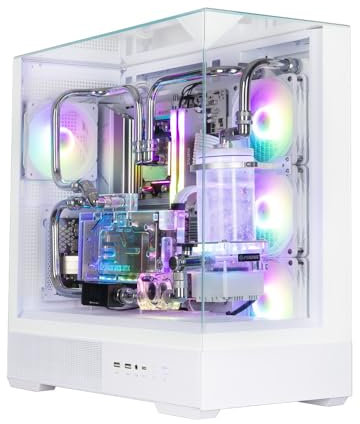 Boitier PC Moyen Tour ZALMAN P40 Prism Plus (Blanc)