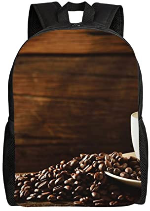 Hgbbdyyjj Tasse à café et grains de café personnalisés, impression tendance, multi-scènes, durable, simple, décontracté