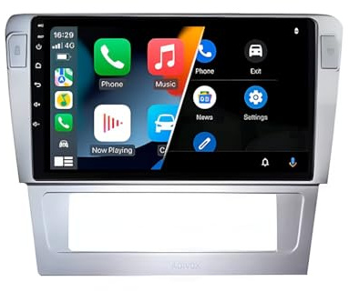 ADIVOX Autoradio de 10,1 Pulgadas Compatible con Volkswagen Passat 2005-2011 | CarPlay/Android Auto/WiFi/DSP/5G/QLED/DAB+, Pantalla Carplay, Sistema Multimedia (T4 (4 GB/64 GB, 8 núcleos, 5G, QLED))