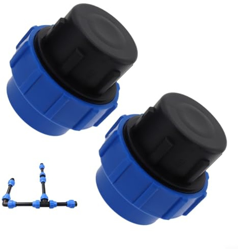 Lot de 40 raccords de tuyau à connexion rapide en caoutchouc PP PVC 40 mm/50 mm/63 mm avec résistance à la pression de 16 bar pour jardinage et production agricole