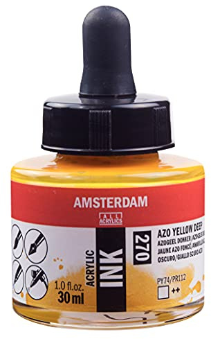 Amsterdam ACRYLC Tinte Yello, AZO Yellow Deep, One Size