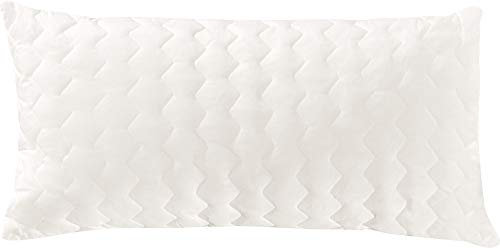 Irisette Kissen Naturhaar/Faser weiß Größe 40x80 cm