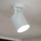 Licht-Erlebnisse Deckenstrahler Stahl Weiß E27 – Weißer Deckenstrahler Wohnzimmer – Schwenkbare Spotleuchte Decke Modern – Drehbarer Strahler Decke Küche