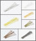 INWARIA Nietstifte 12/22/24/26/28/30/35/50/60/70 mm Kettelstifte 100 Stk. Kopfstifte S10, 70 mm, silberfarben