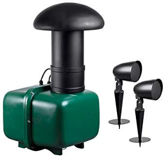 Monoprice Outdoor 2.1 Speaker System 8-inch Subwoofer 2.5-inch Satellites (3 Piece) - Sycamore Series