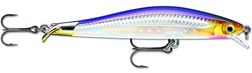 Rapala Unisex-Adult Ripstop Angelköder-Angelzubehör mit Zweiteiliger Tauchschaufel-Süßwasser Spinnköder-Lauftiefe 1,3-1,6m-Fischköder 12cm, 14g-Hergestellt in Estland-Purpledescent, Standard