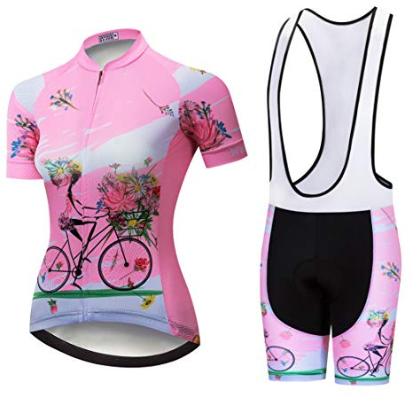 Radtrikot Frauen Mountain Bike Trikot Shirts Kurzarm Rennrad Kleidung MTB Tops Sommer