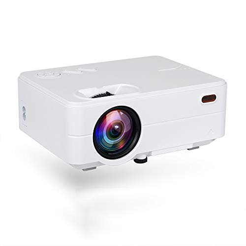 Mini proiettore a LED WiFi Proyector 2000 Lumen portatile Home Theater Cinema TV Proiettore Smart 3D per film in 3D per home entertainment, feste e giochi