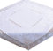 matches21 HOME & HOBBY Tischdecke BRIT 110 x 110 cm weiß Elegante Stickerei mit Blumen Landhausstil Mitteldecke Polyester