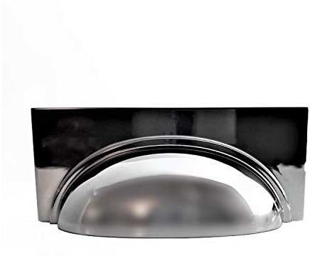 French Furniture Fittings Set of 4 Kitchen Cup Handles for Kitchen Cabinets, Drawers & Cupboard Doors cc Size 3 Inch 76mm