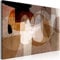decomonkey Bilder Abstrakt 120x80 cm 1 Teilig Leinwandbilder Bild auf Leinwand Vlies Wandbild Kunstdruck Wanddeko Wand Wohnzimmer Wanddekoration Deko Modern Geometrische