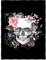 goodbath Überwurfdecke mit Totenkopf-Motiv, warme Fleecedecke für Sofa, Couch, Bett, Stuhl, 200 x 150 cm