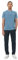 Marc O'Polo Herren Kurzarm-Poloshirt aus Bio-Baumwolle Regular Fit, Blau (Kashmir Blue), L