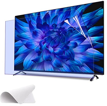 TV-Bildschirmschutzfolie HD Anti Blue Light Anti Glare UV-Strahlungsschutzfilter – Anti Blue Light No Bubble Screen Paste Filter – für 75-85 Zoll LCD, LED, 4K OLED, QLED/A / 82inch 1831x1049mm