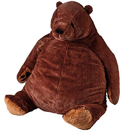 Riesiger Teddybär Spielzeug Plüschtier Puppe Djungelskog Bär Braun Plüsch Bär Spielzeug für Kinder Weiches Flauschiges Kuschelkissen Home Decor Valentinstag Geburtstag Geschenk (Braun, 100CM)