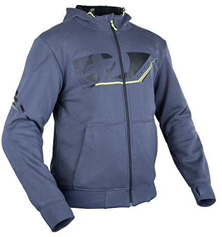 Oxford Men's Super Hoodie 2.0 Sports Motorcycle Zoodie, Grey, XL