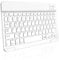 aoub Kabellose Tastatur mit deutschem QWERTZ Layout für iPad Pro/Air/Mini/iPad 11/10,9/10,5/10,2/9,7 Zoll/Samsung, Tablet, Android, Smartphones, Weiß