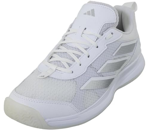 adidas Women's Avaflash Sneakers, White/White/Silver Metallic, 7.5 UK