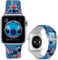 Leotop Pattern Printed Soft Silicone Bands Compatible with Apple Watch 49mm 46mm 45mm 44mm 42mm 41mm 40mm 38mm. (Blue Di Zai, 42mm(Series 10)/41mm/40mm/38mm)