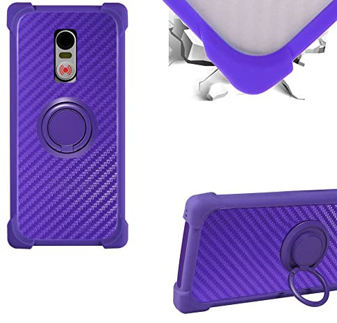 Coque pour Swissvoice G50 Coque Compatible avec Swissvoice G50 Coque Étui Support de Bague métallique 360° en PC + Silicone TZZH-ZI
