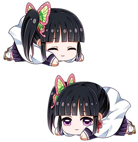 Anjinguang Anime-Charakter Tsuyuri Kanao Plüschkissen, Kimetsu no Yaiba Gefülltes Kissen Dekoration Spielzeug Kissen für Zuhause Sofa Büro Niedliches Geschenk 45cm