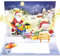 Karte Weihnachten Pop UP mit Licht und Musik 3D Weihnachtsmann Schneemann Merry Christmas Weihnachtskarte mit Umschlag für Kinder Mädchen Frauen Mann Geschenk