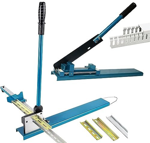 CGLYYDS Cutter de Rail DIN Manuel, Din Rail Cutter Machine de Coupe en Aluminium, Banc de Coupe à Banc avec Une souverain de 50 cm, pour découper en Aluminium à Fentes