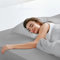 LuxClub Spannbettlaken 140x200cm, 100% Jersey Baumwolle bettwäsche mit 30cm Matratzenhöhe Weich und Knitterfrei Bettlaken Grau
