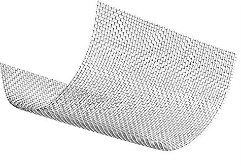 1pc 100cm x 100cm 6-500 Maschen 304 Edelstahl gewebtes Drahtgeflecht Filtrationssieb Maschensiebung Filterfolie Sieb Industrie Fix Werkzeuge Netz(60Mesh 0.35mm)
