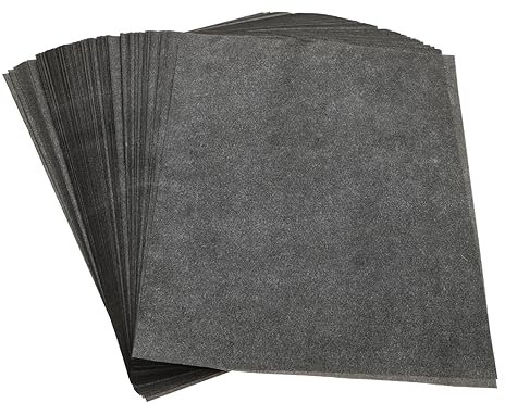 Hohopeti 100blätter Transferpapier Durchschreibepapier Transparentpapier Für Nachzeichnen Papier Zeichenbedarf Bürogebrauch