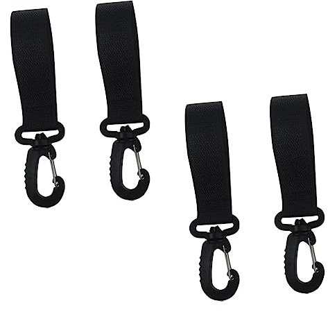 Toyvian 4pairs Stroller Buggy Hook Multi-Function Sticky Hooks for Stroller Organizers Included