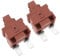 eMagTech 2Pcs 2Pin Switch Assembly Vacuum Cleaner Replacement Part Single Pole Push Button Switch Module Compatible with Dyson DC14 and DC07