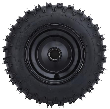 CFTGIW 4.10-6 Vorderreifen und Felge und 12-mm-Rad 4.10x6 410-6 Tubeless-Reifen für ATV Quad Mini Bike Scooter Rasenmäher 4-Rad Drift Trike Schneefräse