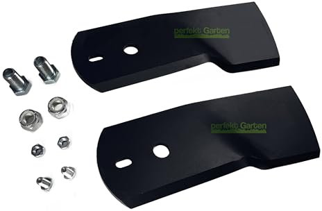 perfektGarten 2 cuchillas para cortacésped de 17 cm compatibles con Viking AME AMM 442 842 MF 460 480 860 880 890/1134-5073-01