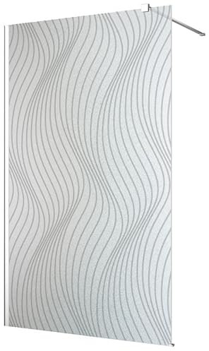 Stickers paroi de douche dépoli - Design - 50x120 cm