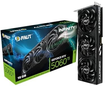 Palit GeForce RTX 5060 Ti Infinity 3 (16 GB GDDR7/PCI Express 5.0/2572 MHz/28000 MHz)
