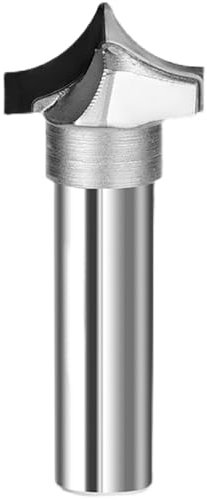 1 stücke Diamant Werkzeug PCD Punkt Schneiden Runde Über Bit Schrank Tür Geschnitzte Gravur Fräser Longlife for MDF Sperrholz(12x9.52)