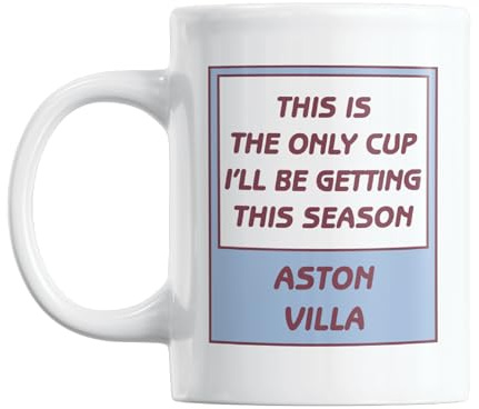 Gift Island Football Secret Santa Mug Gift for Villa Supporters | Mug Gift for Villa Fans | Football Stuff, Joke Mug for Friends, Colleague, Cousin, Uncle, Dad, Father, Son, Brother 11oz