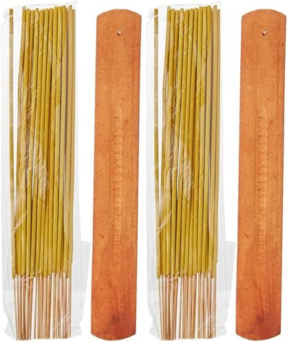 ROL Ram 30 X Citronella Incense Sticks Insect Repellent Bugs Repellent Sticks With Wooden Stick Holder, Yellow, 85 (Pack of 2)