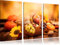 Pixxprint Herbsternte, Leinwandbild 3 Teilig, Gesamtmaß: 120x80cm, Wandbild, Dekoration, fertig gespannt, Kein Poster