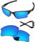 PapaViva Ersatzlinsen & Gummi-Kits für for Oakley Half Jacket 2.0 XL Eisblau - Polarisiert