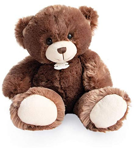 HISTOIRE D'OURS - Peluche Ours Marron 40 Cm - Collection Bellydou - Ourson Doudou Moelleux et Rassurant Pour Bébé et Enfants dès la Naissance - Lavable à 30° - Idée Cadeau Naissance - HO2891